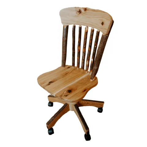 Rustic best sale desk chairs